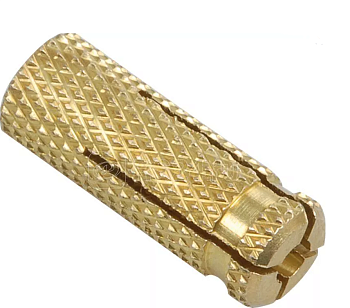 Анкер забивной латунный М8  – купить распределительные коробки, крепеж, изоляцию оптом и в розницу  Анкер забивной латунный М8 во Владивостоке